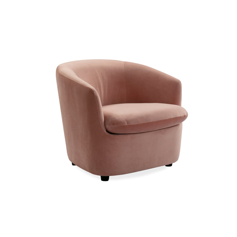Castlerock Velvet Barrel Chair AllModern